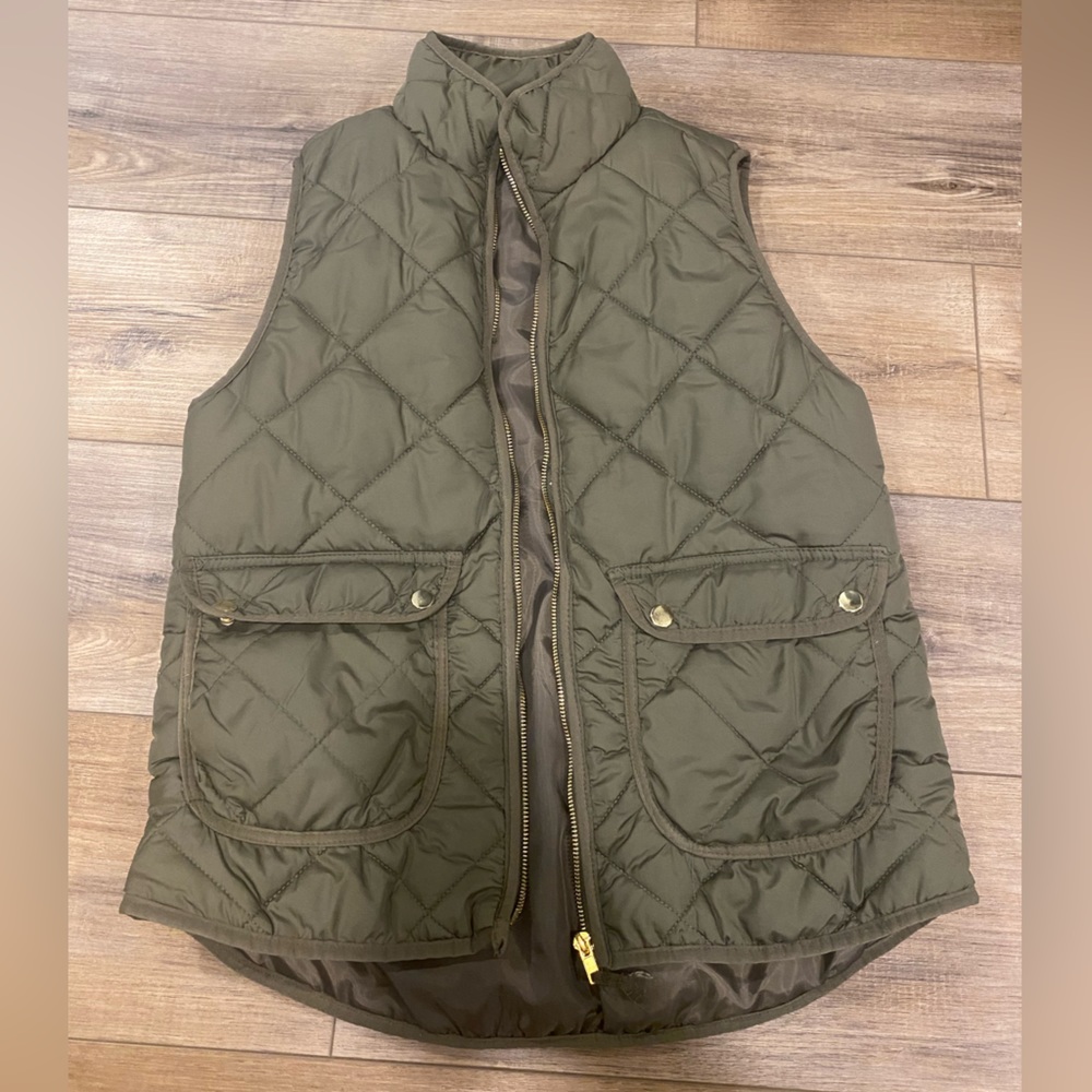 Workshop quilted puffer vest